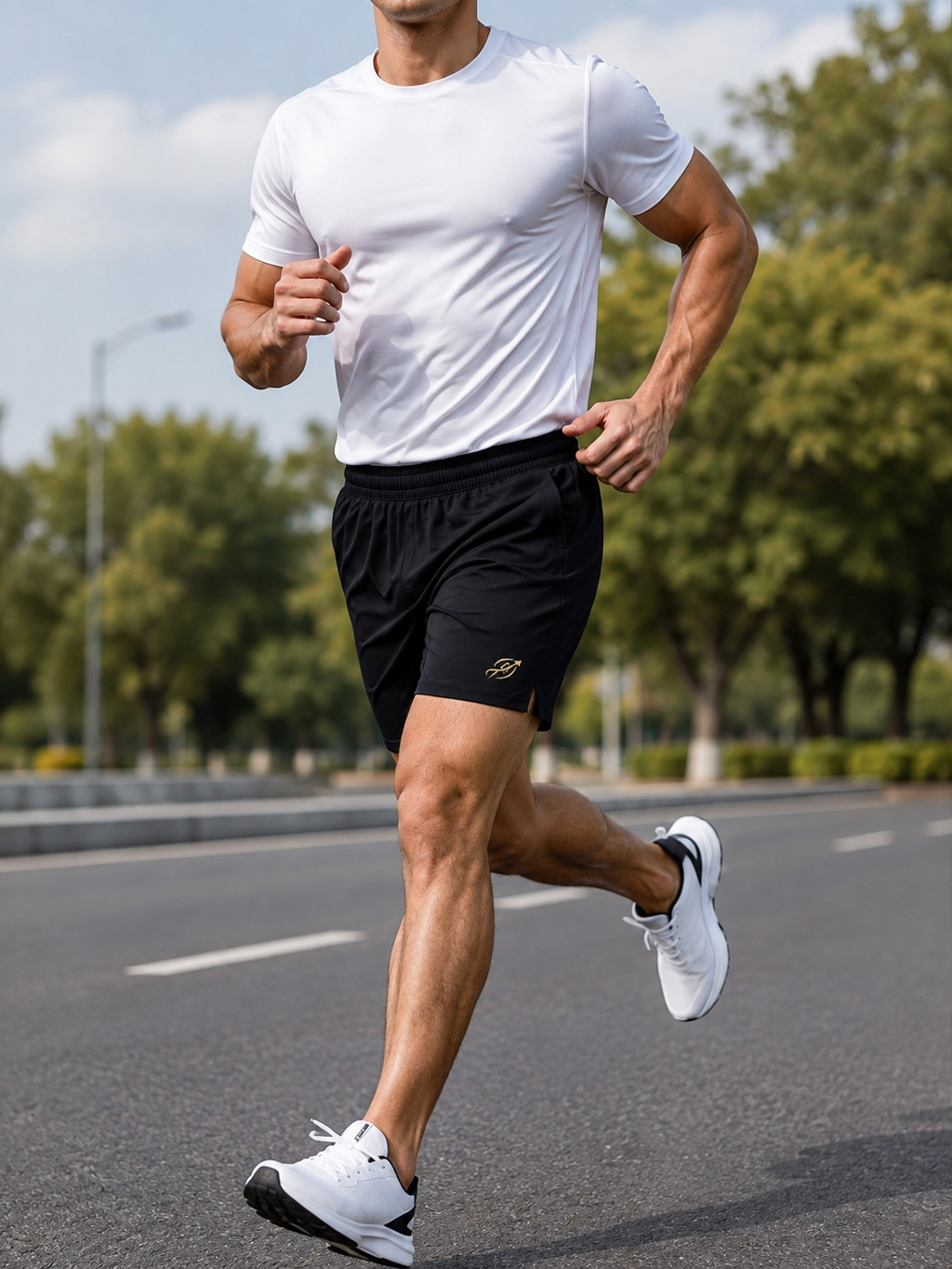 ABVI Men's Black Dry-Fit Sports Shorts | Gym, Running & Casual Wear